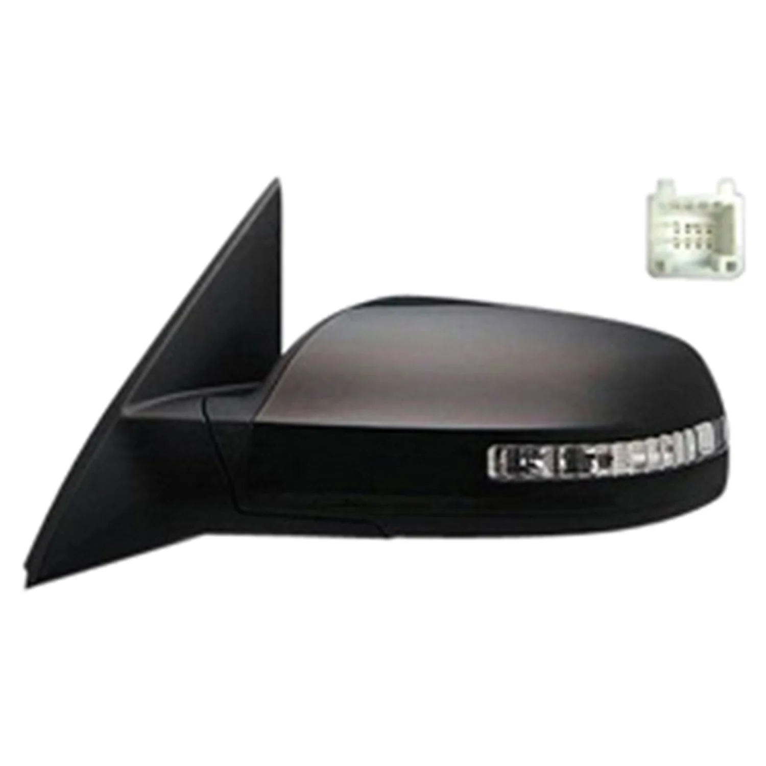 Door Mirror Assembly Left w/Convenience Pkg w/Signal Lamp for Nissan Altima Sedan 2007–2011