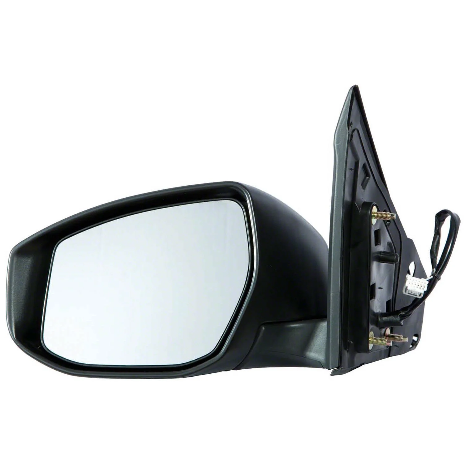 Door Mirror Assembly Left Power Non-Heated w/o Signal Lamp w/Cover for Nissan Sentra 2013