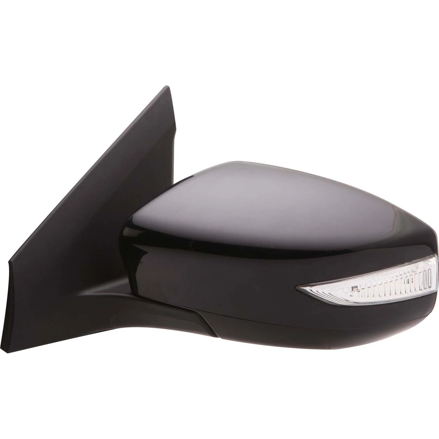 Door Mirror Assembly Left Power Non-Heated w/Signal Lamp w/Cover for Nissan Sentra 2016–2019