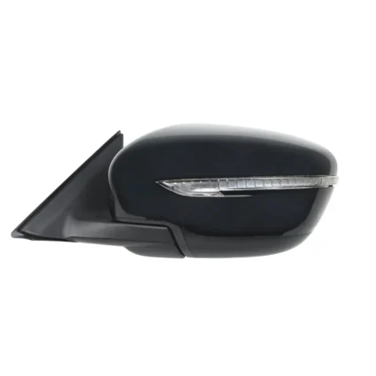 Door Mirror Assembly Left Power Heated w/o Side View Camera w/Cover USA Built for Nissan Rogue 2014–2016