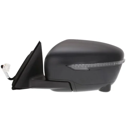 Door Mirror Assembly Left Power Heated w/Side View Camera w/Cover for Nissan Rogue 2016–2017