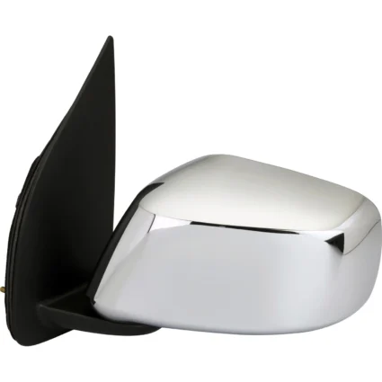 Door Mirror Assembly Left Power Heated w/Cover Chrome for Nissan Frontier Crew Cab Pickup SL 2011–2018