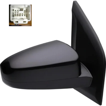 Door Mirror Assembly Right w/Power Non-Heated for Nissan Sentra 2007–2012