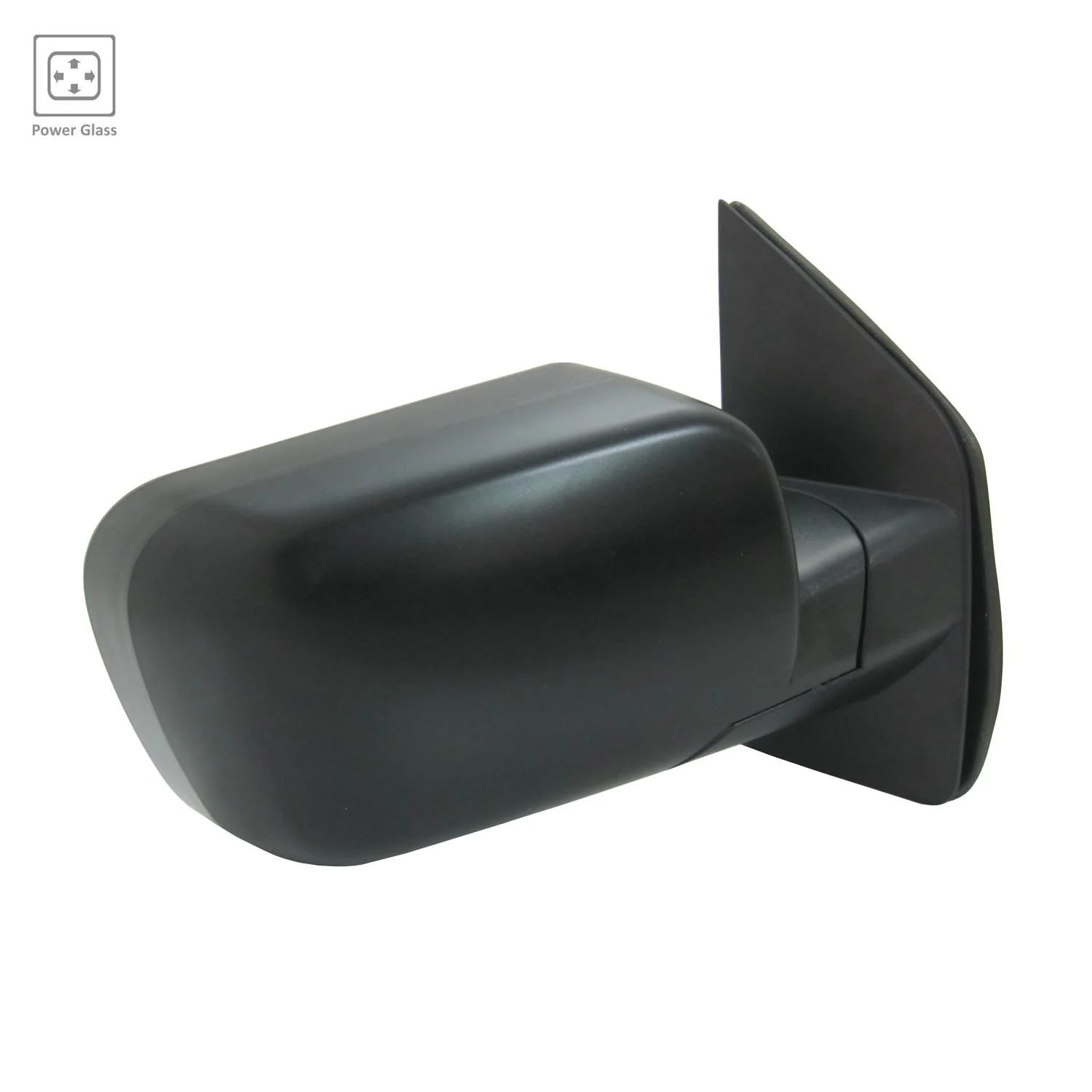 Door Mirror Assembly Right Textured/PTM Textured w/o Towing Pkg for Nissan TITAN SE SV 2010–2015