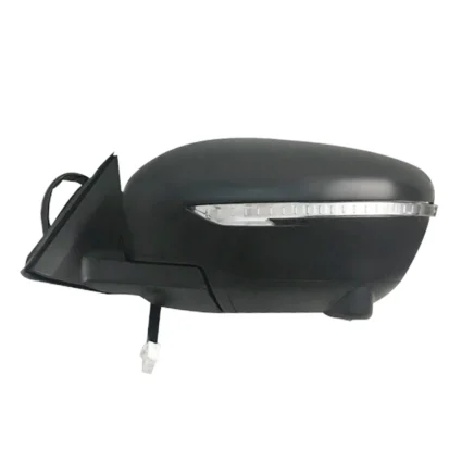 Door Mirror Assembly Right Power Heated w/Signal w/Side View Camera w/Cover for Nissan Rogue 2014–2016