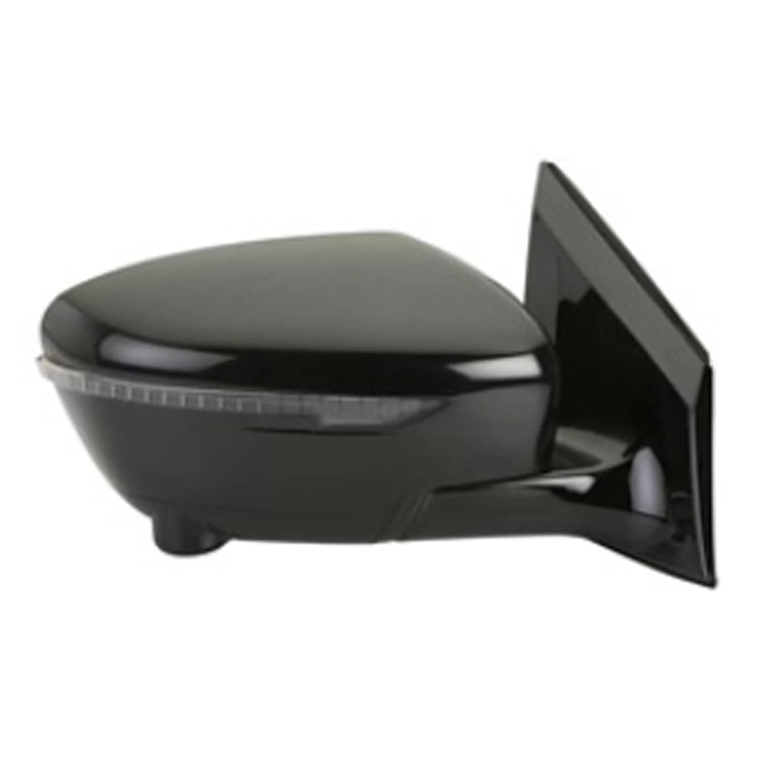 Door Mirror Assembly Right Power Heated w/Side View Camera w/Cover for Nissan Rogue 2016–2020