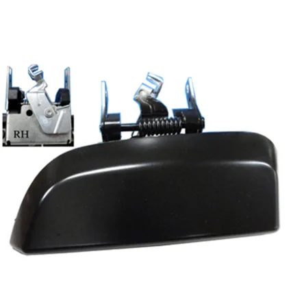 Exterior Door Handle Rear Right Super Black for Nissan Pathfinder 2005–2009
