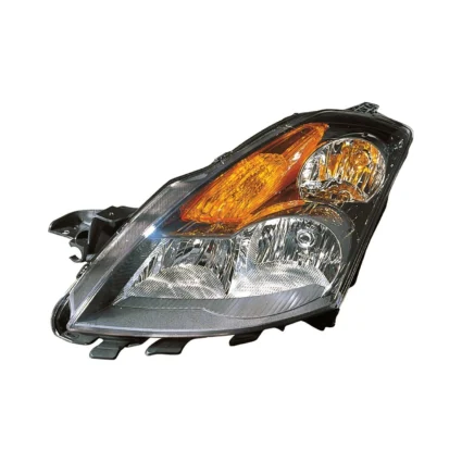 Headlight Assembly Composite Left w/Halogen w/Light Black Bezel for Nissan Altima Hybrid 2007–2009