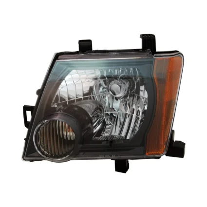 Headlight Assembly Composite Left Black Bezel CAPA for Nissan Xterra 2008–2015