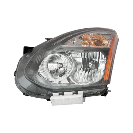 Headlight Assembly Composite Left Halogen Black Bezel for Nissan Rogue Select 2014–2015