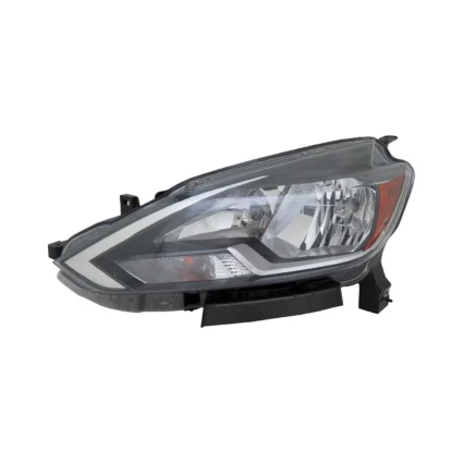 Headlight Assembly Composite Left Halogen for Nissan Sentra S SV FE+S 2016–2019