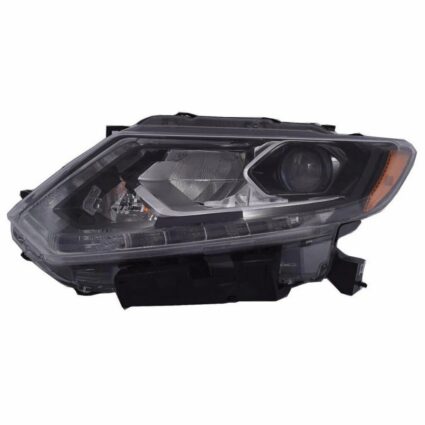 Headlight Assembly Composite Left LED w/Auto Light Control CAPA for Nissan Rogue 2016
