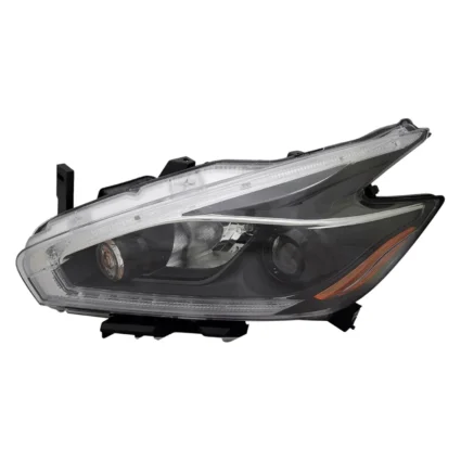 Headlight Assembly Composite Left Halogen Black Bezel for Nissan Murano 2018