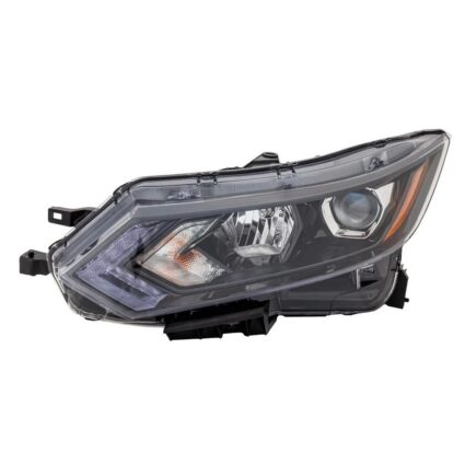 Headlight Assembly Composite Left Halogen CAPA for Nissan Qashqai Rogue Sport