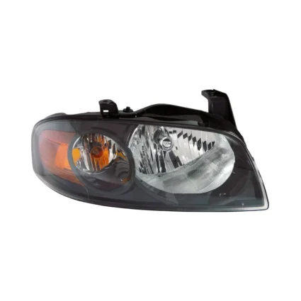 Headlight Assembly Composite Right w/Black Bezel for Nissan Sentra SE-R SE-R Spec V 2004–2006