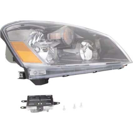 Headlight Assembly Composite Right Includes Park/Signal Lamps w/HID for Nissan Altima 2005–2006