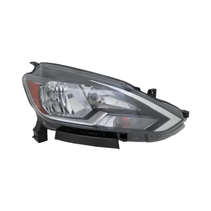 Headlight Assembly Composite Right Halogen for Nissan Sentra S SV FE+S 2016–2019