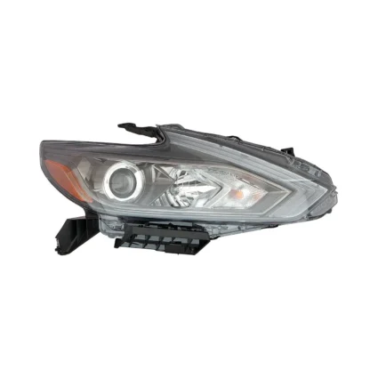 Headlight Assembly Composite Right Halogen w/o LED DRL w/o Smoke Lens for Nissan Altima Sedan 2016–2018