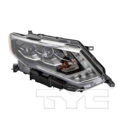 Headlight Assembly Composite Right LED for Nissan Rogue 2017–2018