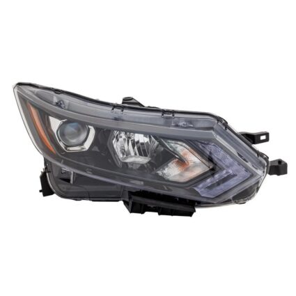Headlight Assembly Composite Right Halogen CAPA for Nissan Qashqai Rogue Sport