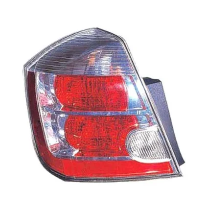 Tail Light Housing Left Includes Lens for Nissan Sentra 2007–2009