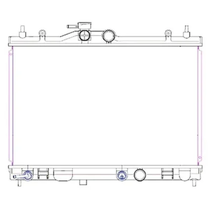 Radiator w/o Variable Trans for Nissan Versa 2007–2012