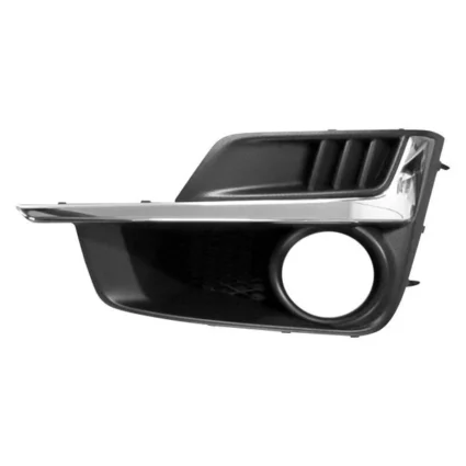 Bumper Insert Front Left Fog Lamp Bezel w/Fog Lamps w/Chrome Molding for Subaru Impreza 2015–2016