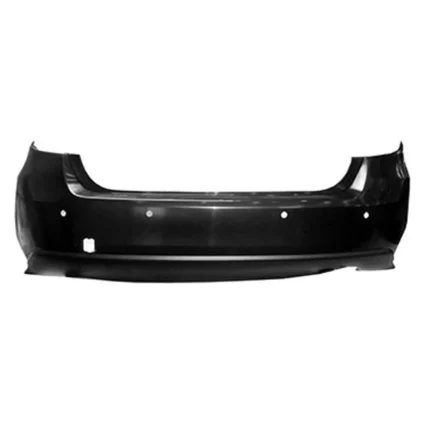 Bumper Cover Rear w/Object Sensors w/Textured Lower Primed for Subaru Impreza Sedan 2017–2022