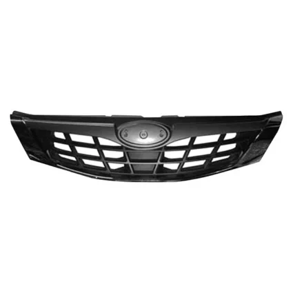Grille Assembly w/o Emblem Painted Silver/Black for Subaru Impreza WRX STI WRX 2.5i 2008