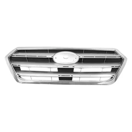 Grille Assembly w/Chrome Trim Silver for Subaru Legacy 2015–2017