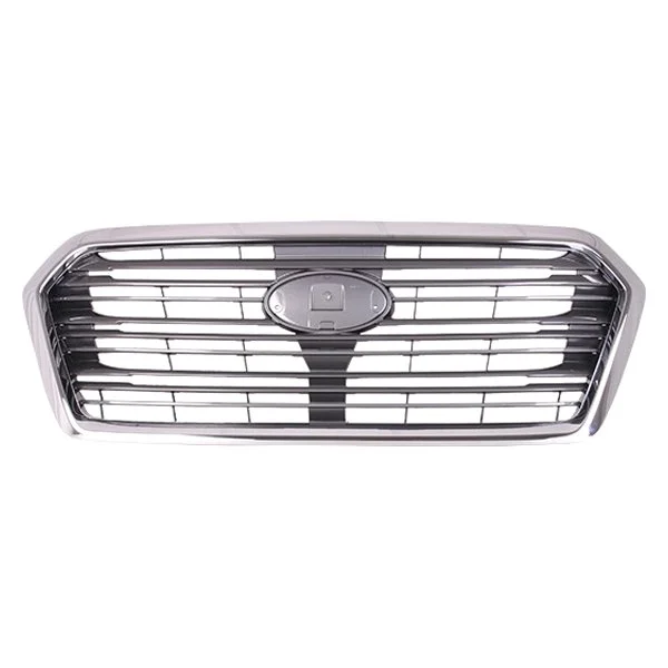 Grille Assembly w/o Front View Camera Silver Gray/Chrome for Subaru Ascent Limited Convenience Base Premium 2019–2022