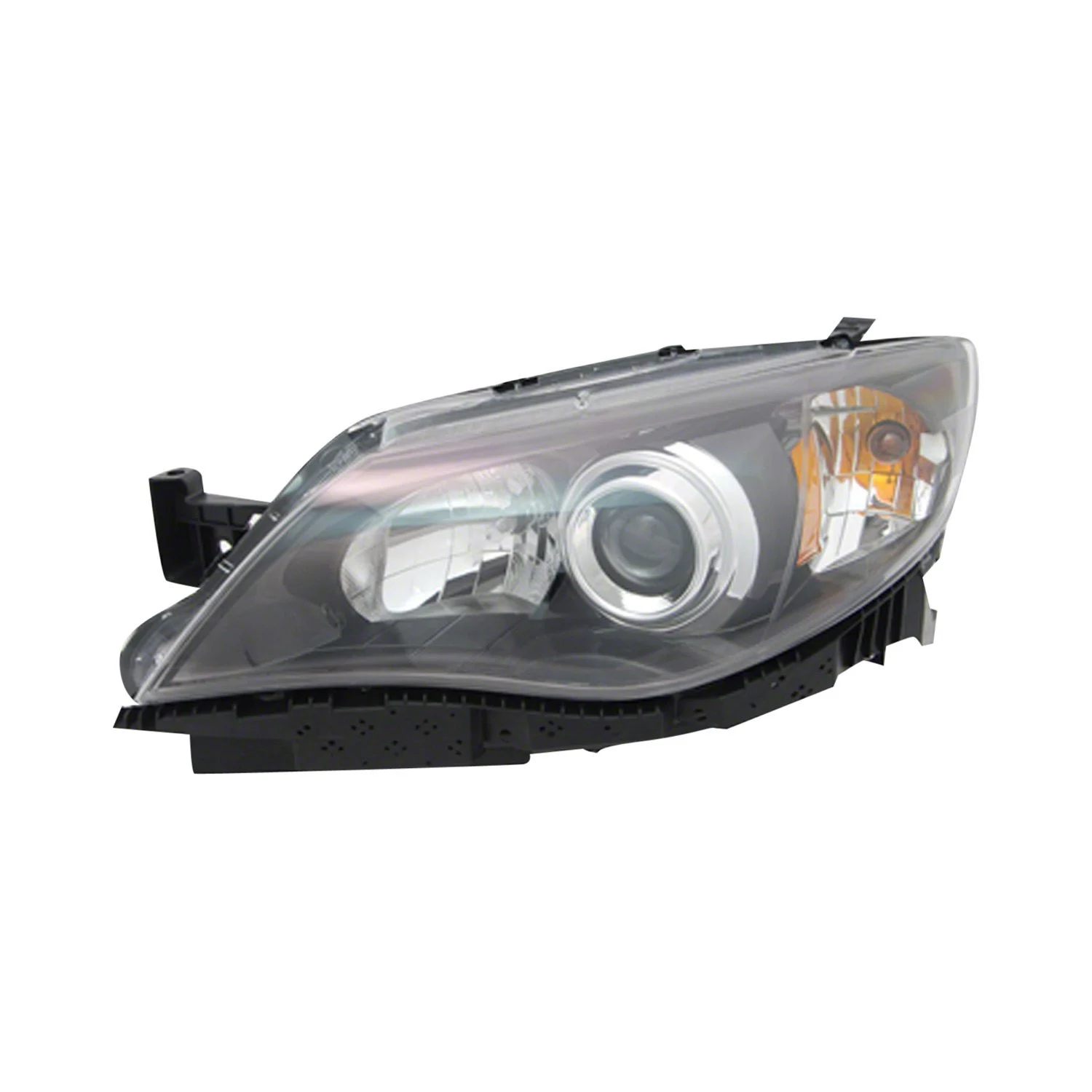 Headlight Assembly Composite Left Black for Subaru Impreza Sedan 2.5i 2.5i Limited 2.5i Premium 2008–2011
