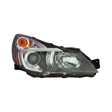Headlight Assembly Composite Right Black Bezel CAPA for Subaru Legacy Outback
