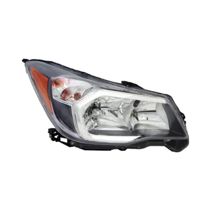 Headlight Assembly Composite Right Halogen Gray Bezel for Subaru Forester 2014–2016