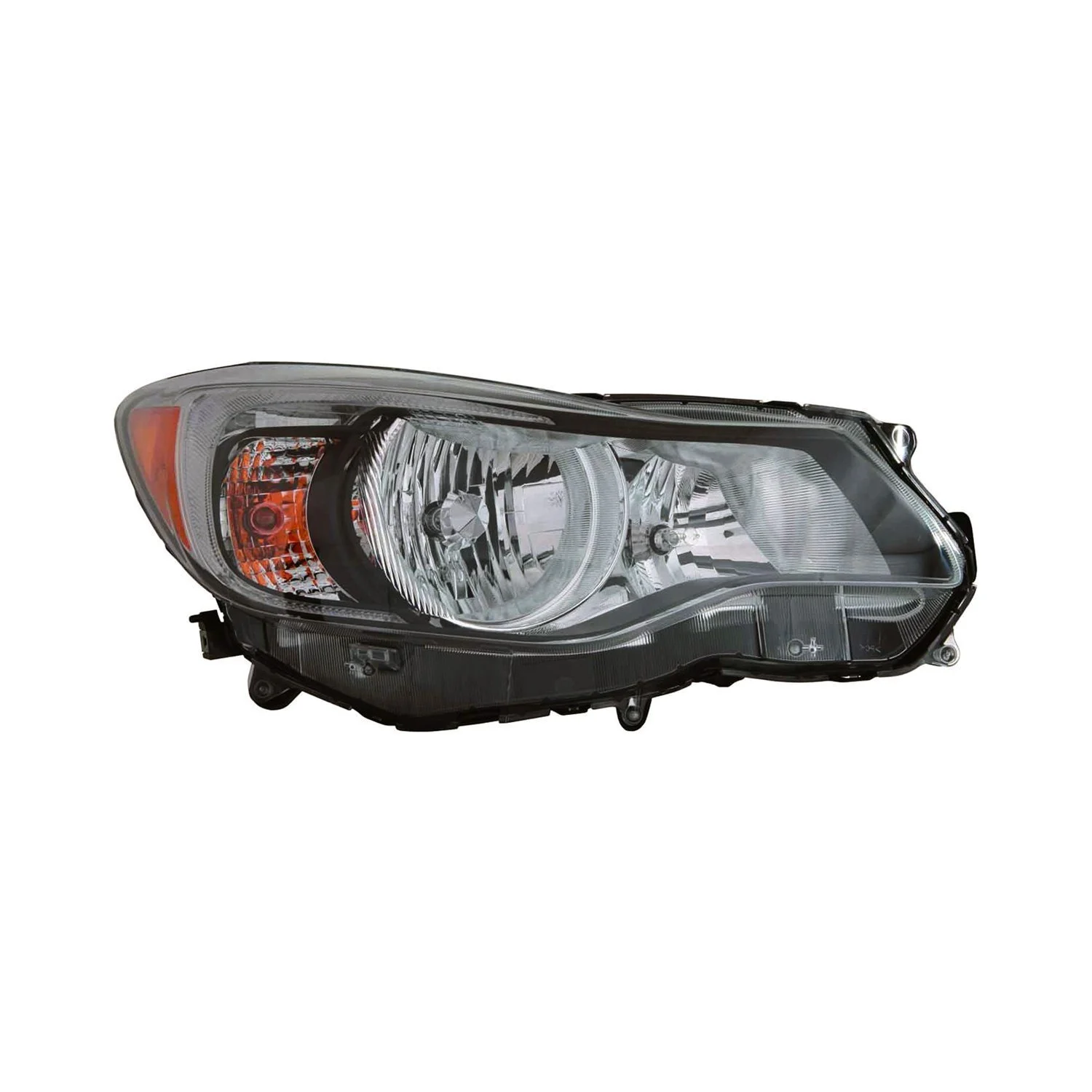 Headlight Assembly Composite Right From 9-13 Halogen CAPA for Subaru Impreza XV Crosstrek