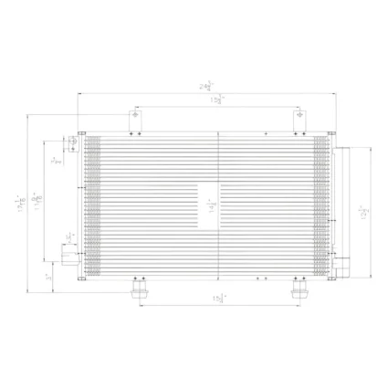 A/C Condenser for Suzuki SX4 2007–2013