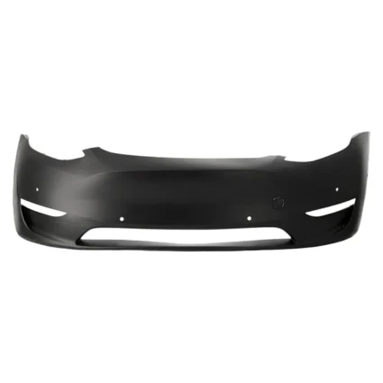 Bumper Cover Front w/Parking Aid Sensors w/Park Assist Sensors Primed for Tesla Y 2020–2024