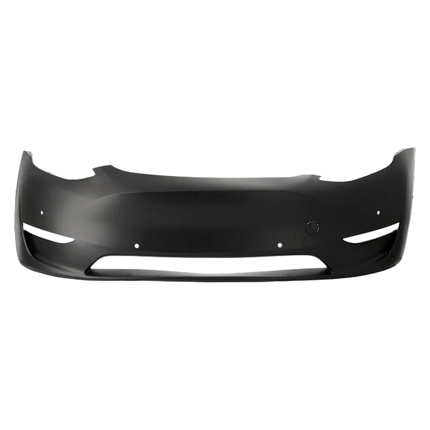 Bumper Cover Front w/Parking Aid Sensors w/Park Assist Sensors Primed for Tesla Y 2020–2024