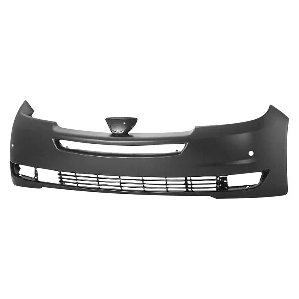 Bumper Cover Front w/Park Sensor w/Radar Cruise Primed for Toyota Sienna 2004–2005