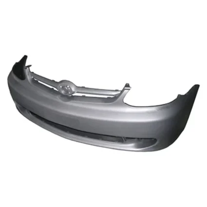 Bumper Cover Front w/o Front Spoiler Matte-Dark Gray for Toyota Echo 2003–2005