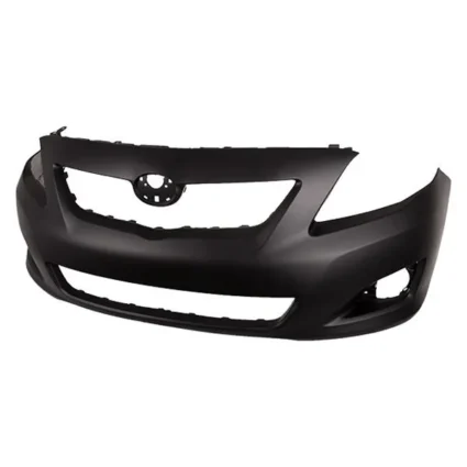 Bumper Cover Front w/o Spoiler Holes CAPA for Toyota Corolla Base LE XLE CE 2009–2010