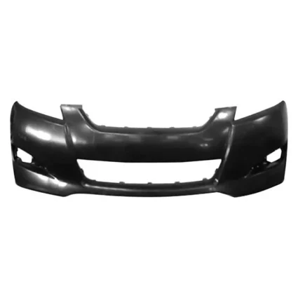 Bumper Cover Front w/o Spoiler Holes w/o Fog Lamps Black Primed Canada Market CAPA for Toyota Matrix 2009–2014