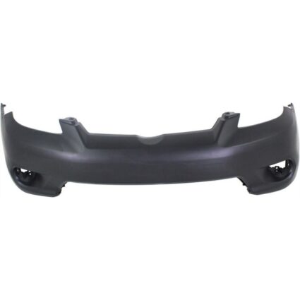 Bumper Cover Front Matte Dark Gray w/o Spoiler for Toyota Matrix Base XR XRS 2005–2008