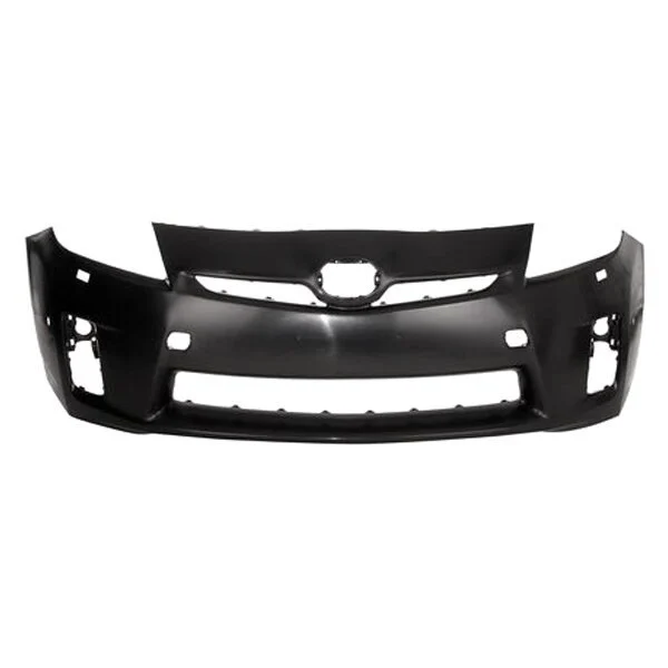 Bumper Cover Front LED Headlamps w/Pre-Collision System Primed CAPA for Toyota Prius 2010–2011