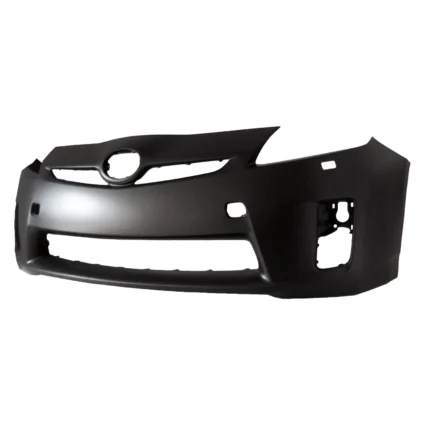 Bumper Cover Front LED Headlamps w/o Pre-Collision System Primed CAPA for Toyota Prius 2010–2011
