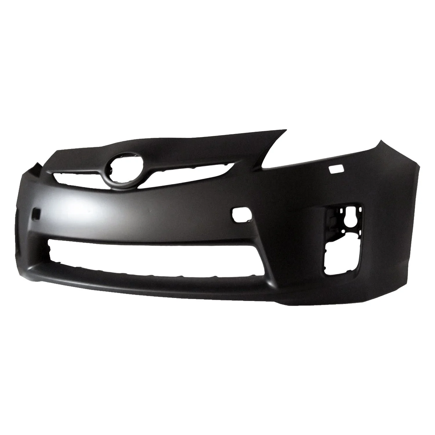 Bumper Cover Front LED Headlamps w/o Pre-Collision System Primed CAPA for Toyota Prius 2010–2011