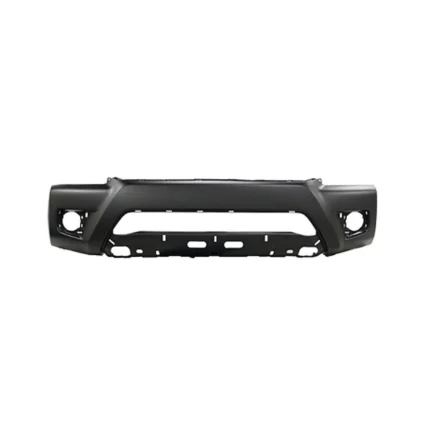 Bumper Cover Front w/Wheel Opening Flares Fine Textured Black CAPA for Toyota Tacoma Base Pre Runner 2012–2015