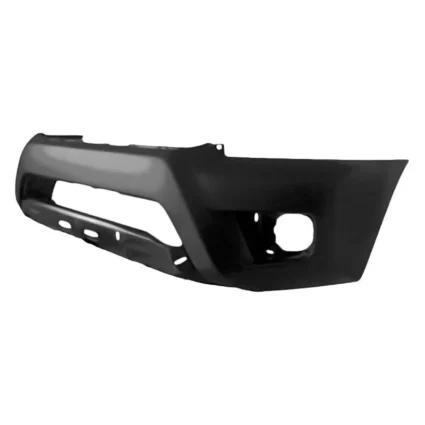 Bumper Cover Front w/o Wheel Opening Flares Fine Textured Black for Toyota Tacoma Base 2012–2015