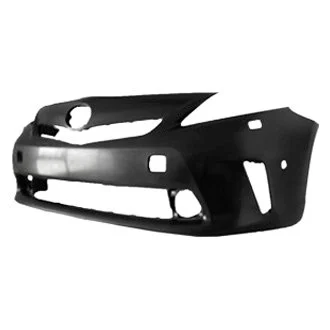 Bumper Cover Front LED Headlamps w/Pre-Collision System Primed CAPA for Toyota Prius V 2012–2014