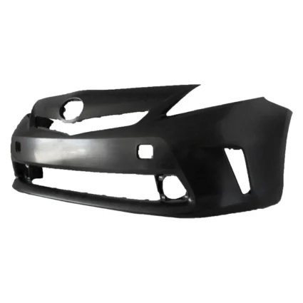 Bumper Cover Front Halogen Headlamps w/o Pre-Collision System Primed CAPA for Toyota Prius V 2012–2014